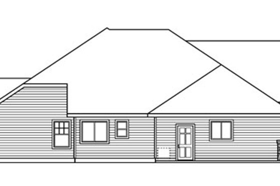 Exterior - Other Elevation for Craftsman House Plan #124-758 - 3 bed, 2.5 bath