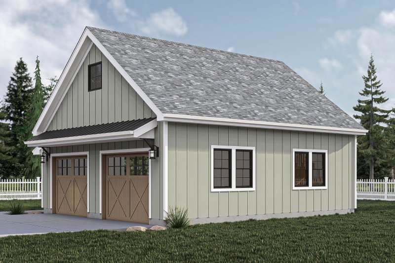 House Blueprint - Exterior - Other Elevation for Modern House Plan #455-514, 0 bath