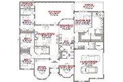 Traditional Style House Plan - 4 Beds 3.5 Baths 3372 Sq/Ft Plan #63-233 