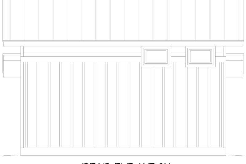 Architectural House Design - Exterior - Rear Elevation for Contemporary House Plan #932-1158 - 1 bed, 1 bath