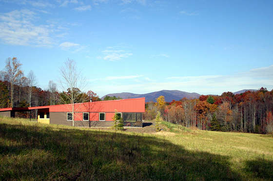 Exterior - Front Elevation for Modern House Plan #488-1 - 2 bed, 2 bath