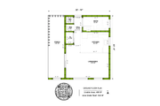Contemporary Style House Plan - 0 Beds 1 Baths 400 Sq/Ft Plan #1106-36 Floor 