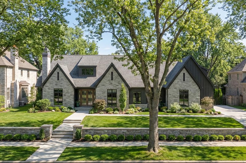 Dream House Plan - Cottage Exterior - Front Elevation Plan #455-738