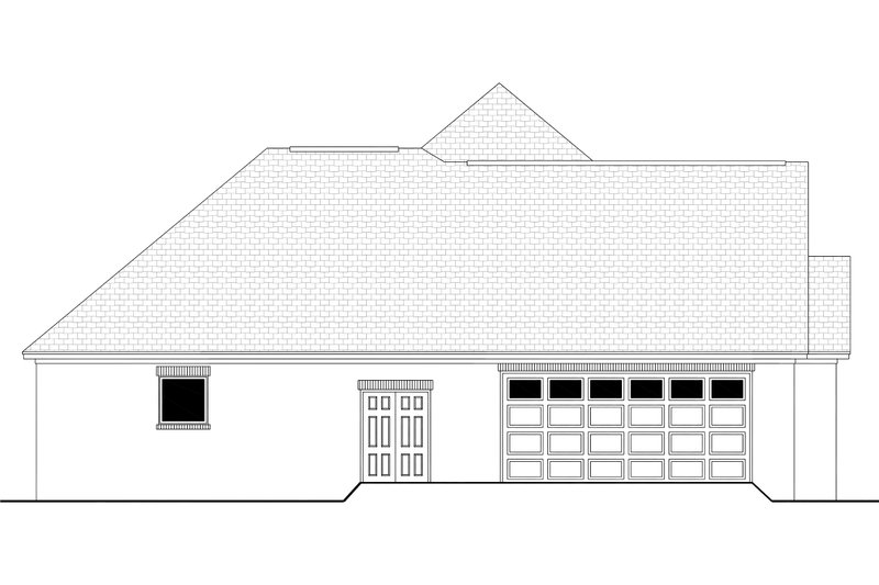 House Plan Design - Exterior - Other Elevation for European House Plan #430-94 - 3 bed, 2 bath