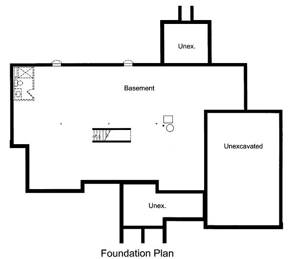Craftsman Floor Plan - Other Floor Plan #46-419