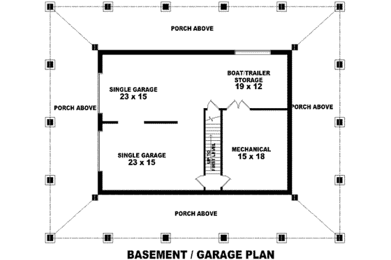 Floor Plan - Other Floor for Southern House Plan #81-738 - 3 bed, 2.5 bath