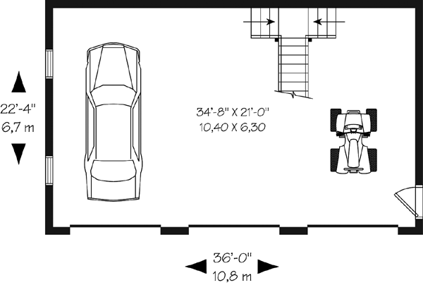 Home Plan - Traditional Floor Plan - Main Floor Plan #23-440