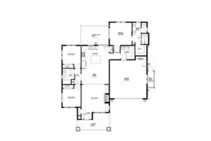 Floor Plan - Main Floor for Craftsman House Plan #895-109 - 3 bed, 2 bath