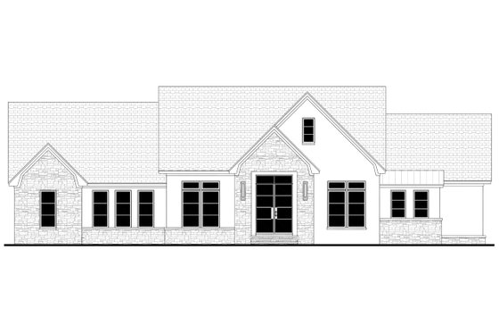 Exterior - Front Elevation 4 for Traditional House Plan #430-311 - 3 bed, 2.5 bath