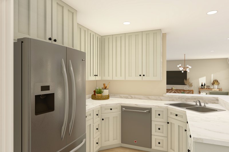 House Plan Design - Interior - Kitchen for Ranch House Plan #1060-173 - 3 bed, 2 bath