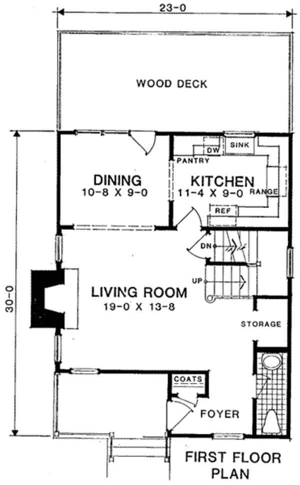 Traditional Floor Plan - Main Floor Plan #322-126