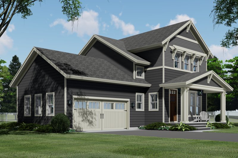 Dream House Plan - Exterior - Front Elevation 4 for Craftsman House Plan #51-1187 - 3 bed, 2.5 bath