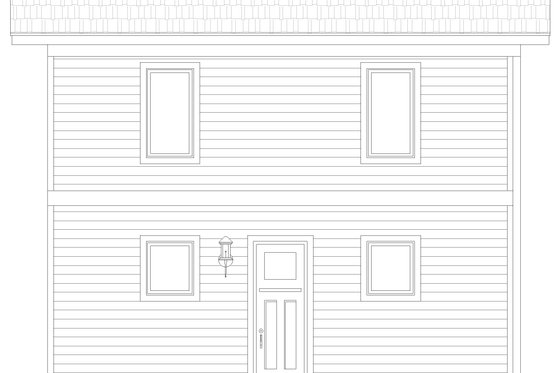 Exterior - Other Elevation for Contemporary House Plan #932-1252 - 1 bed, 1 bath