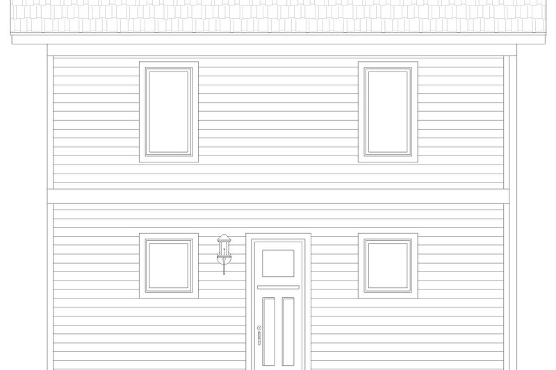 House Blueprint - Exterior - Other Elevation for Contemporary House Plan #932-1252 - 1 bed, 1 bath