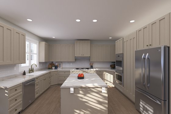 Interior - Kitchen for Farmhouse House Plan #1060-291 - 2 bed, 2.5 bath