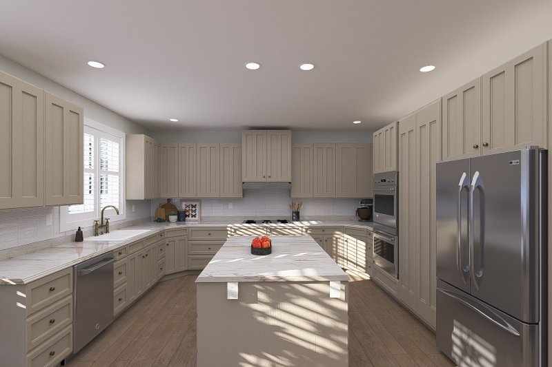 House Plan Design - Interior - Kitchen for Farmhouse House Plan #1060-291 - 2 bed, 2.5 bath
