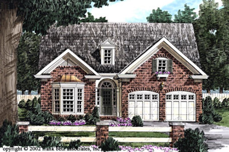 Architectural House Design - Traditional Exterior - Front Elevation Plan #927-38