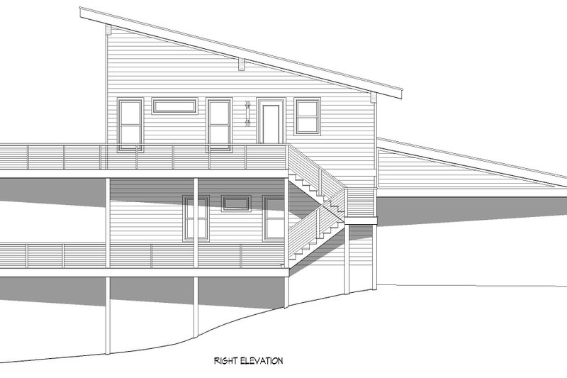 Dream House Plan - Exterior - Other Elevation 1 for Contemporary House Plan #932-1435 - 3 bed, 2.5 bath