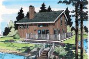 Cabin Style House Plan - 3 Beds 2 Baths 1298 Sq/Ft Plan #312-430 