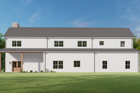 Exterior - Other Elevation 4 for Barndominium House Plan #1092-50 - 6 bed, 4 bath