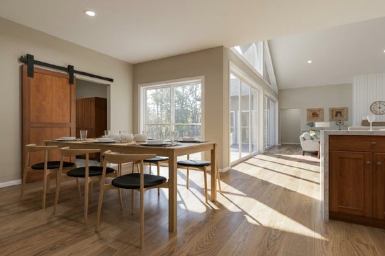 Interior - Dining Room for Contemporary House Plan #126-309 - 3 bed, 2 bath