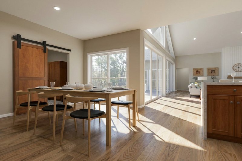 Home Plan - Interior - Dining Room for Contemporary House Plan #126-309 - 3 bed, 2 bath