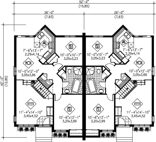 Dream House Plan - Floor Plan - Main Floor Plan #25-352