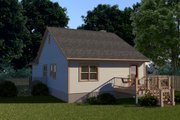 Cottage Style House Plan - 3 Beds 2 Baths 1152 Sq/Ft Plan #79-139 Exterior 