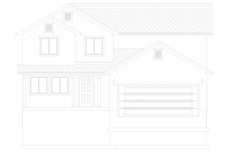 Home Plan - Exterior - Front Elevation 5 for Traditional House Plan #1060-68 - 3 bed, 2.5 bath