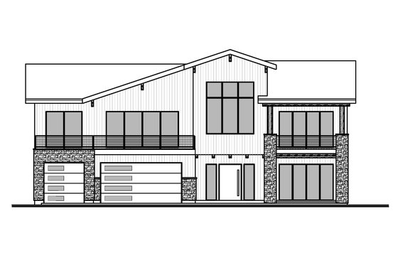 Exterior - Front Elevation 3 for Farmhouse House Plan #1073-52 - 4 bed, 4 bath