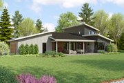 Contemporary Style House Plan - 4 Beds 3 Baths 2200 Sq/Ft Plan #48-1155 