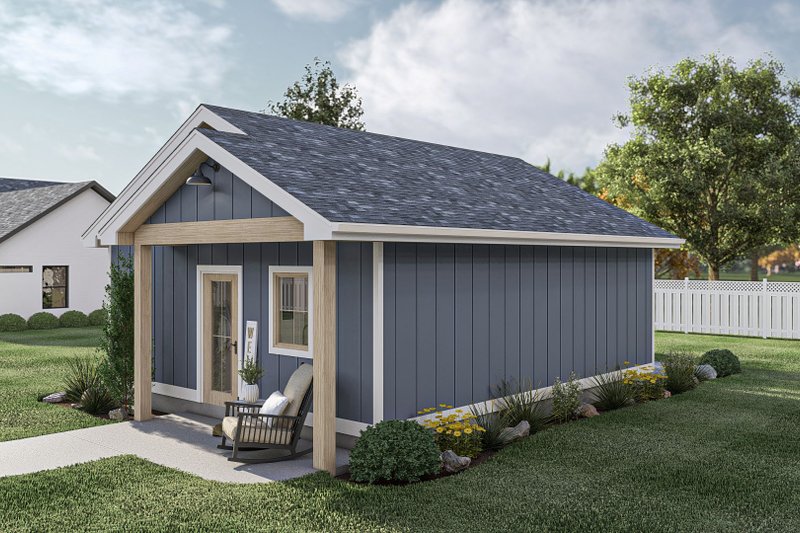 Dream House Plan - Exterior - Other Elevation for Modern House Plan #455-446 - 1 bed, 1 bath