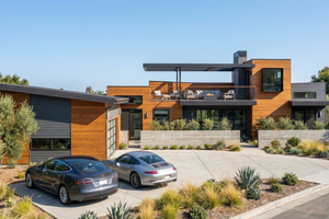 Architectural House Design - Modern Exterior - Front Elevation Plan #484-15