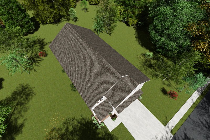 Architectural House Design - Exterior - Other Elevation 2 for Cottage House Plan #513-2226 - 4 bed, 2.5 bath