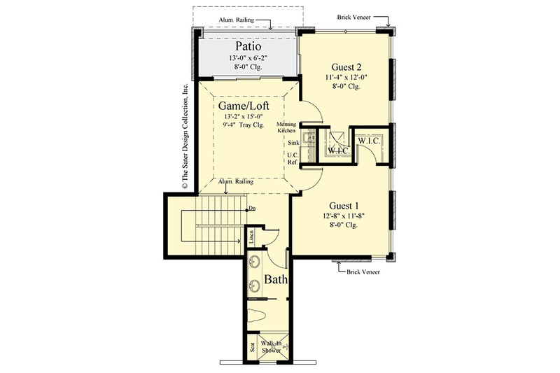 Home Plan - Floor Plan - Upper Floor for Traditional House Plan #930-497 - 4 bed, 3 bath