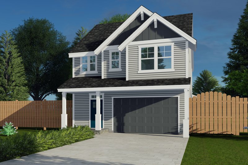Home Plan - Craftsman Exterior - Front Elevation Plan #53-705