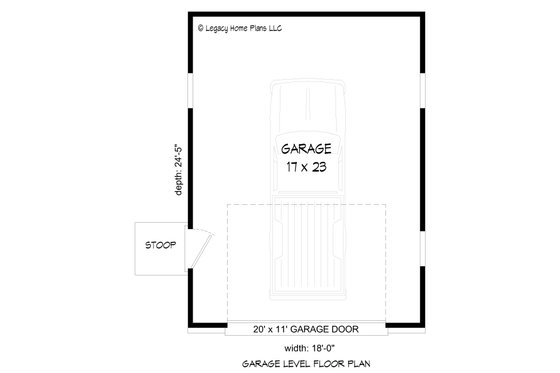Floor Plan - Main Floor for Traditional House Plan #932-731, 0 bath
