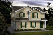 Traditional Style House Plan - 2 Beds 1 Baths 973 Sq/Ft Plan #22-404 