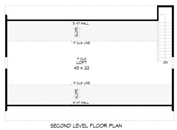 Farmhouse Floor Plan - Upper Floor Plan #932-800