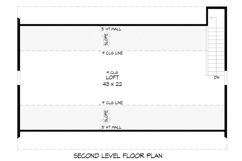 Dream House Plan - Floor Plan - Upper Floor for Farmhouse House Plan #932-800, 0.5 bath