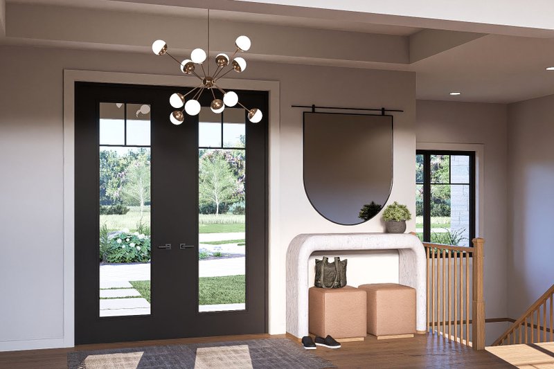 Dream House Plan - Interior - Entry for Craftsman House Plan #455-212 - 2 bed, 2.5 bath