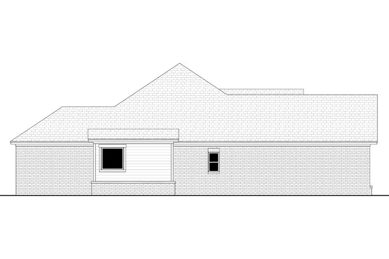 House Blueprint - Exterior - Other Elevation for Ranch House Plan #430-301 - 4 bed, 2.5 bath