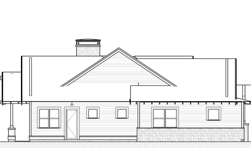 Home Plan - Exterior - Other Elevation 1 for Craftsman House Plan #895-86 - 3 bed, 3 bath