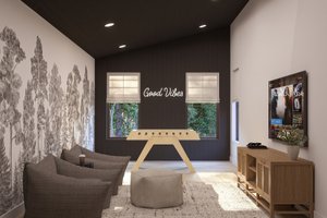 Interior - Family Room 2 for Barndominium House Plan #455-417 - 4 bed, 3.5 bath