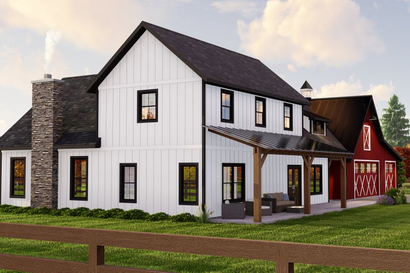 House Plan Design - Exterior - Other Elevation 1 for Barndominium House Plan #1064-231 - 3 bed, 2.5 bath
