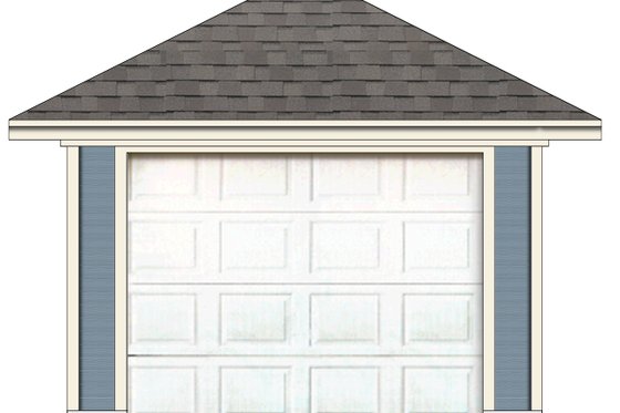 Exterior - Front Elevation for Traditional House Plan #84-440, 0 bath