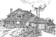 Traditional Style House Plan - 3 Beds 2.5 Baths 2493 Sq/Ft Plan #47-156 