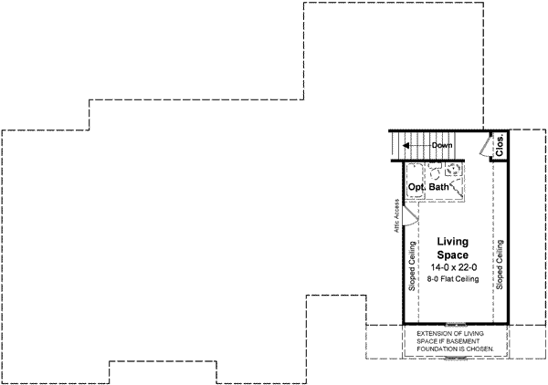 House Plan Design - European Floor Plan - Other Floor Plan #21-201