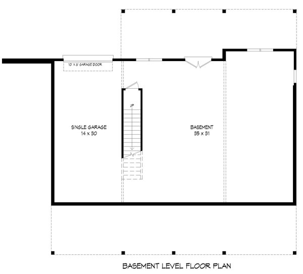 House Design - Country Floor Plan - Lower Floor Plan #932-587