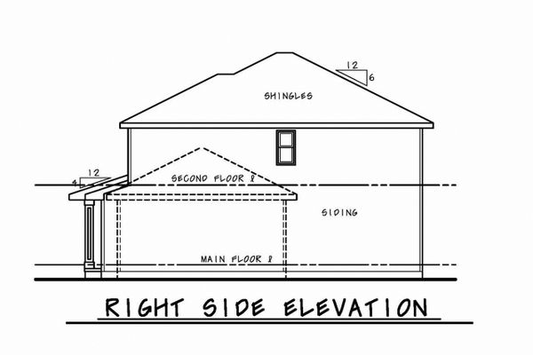 House Plan Design - Right Side